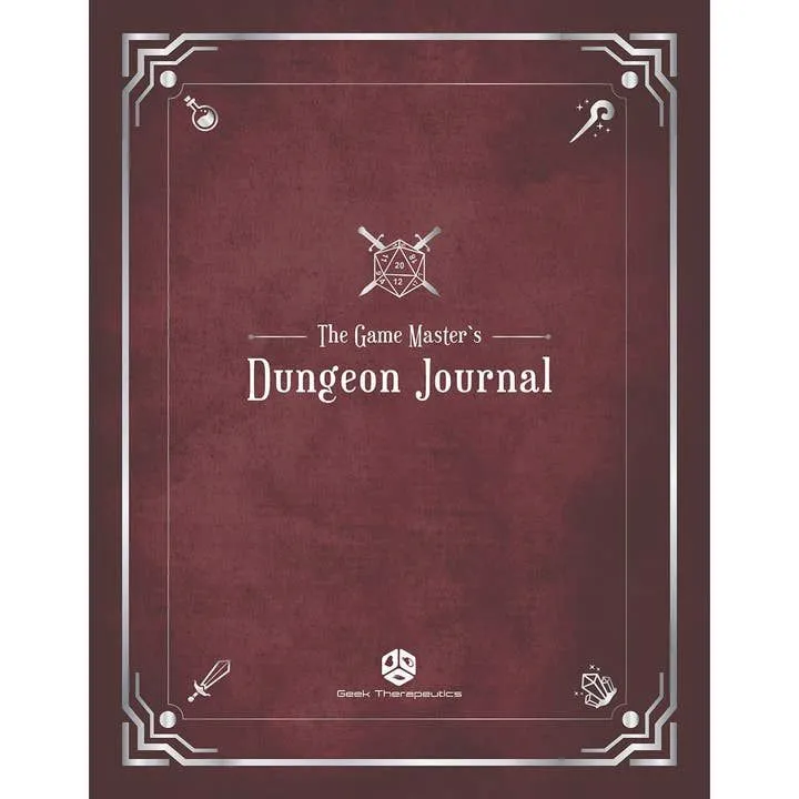 The Game Master's Dungeon Journal — Garnet Red