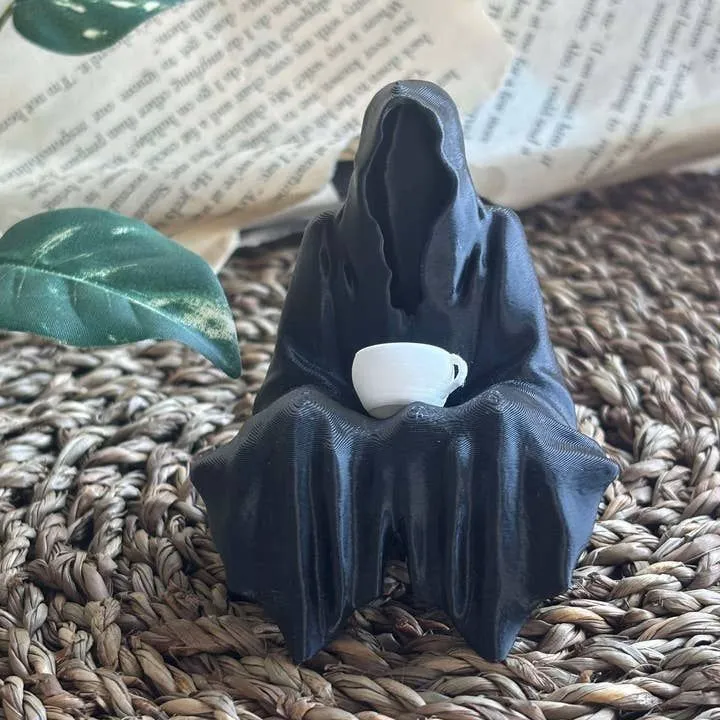 3D Printed Bookshelf Suriel / Ghost / Grim Reaper Figurine thumbnail 2