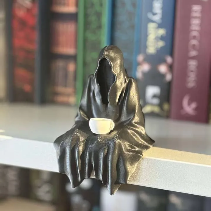 3D Printed Bookshelf Suriel / Ghost / Grim Reaper Figurine thumbnail 3