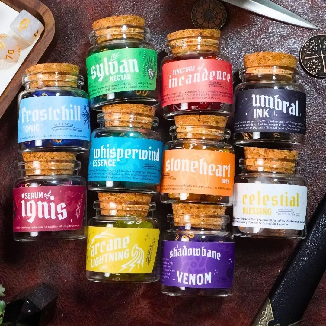 Dice Spell Bottle Set thumbnail 2