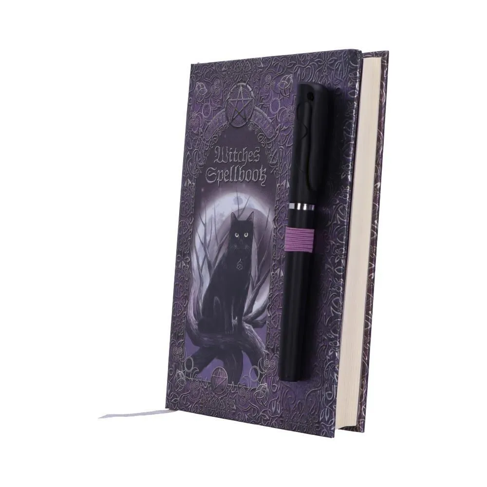 Embossed Witches Spell Book A5 Journal with Pen thumbnail 2
