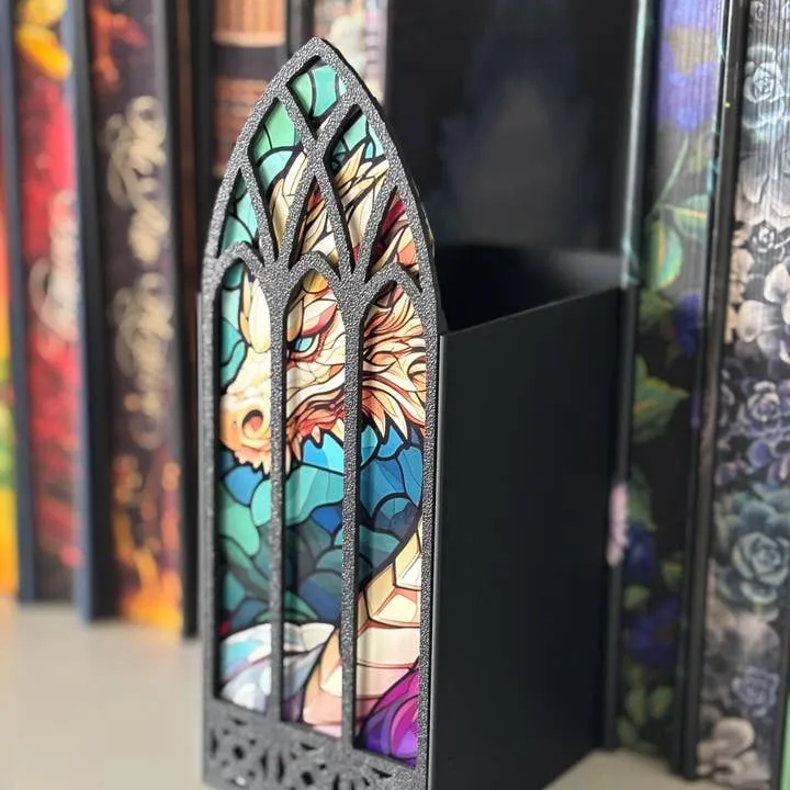 Stained Glass Window Book Nook — Choice of Five Designs thumbnail 2