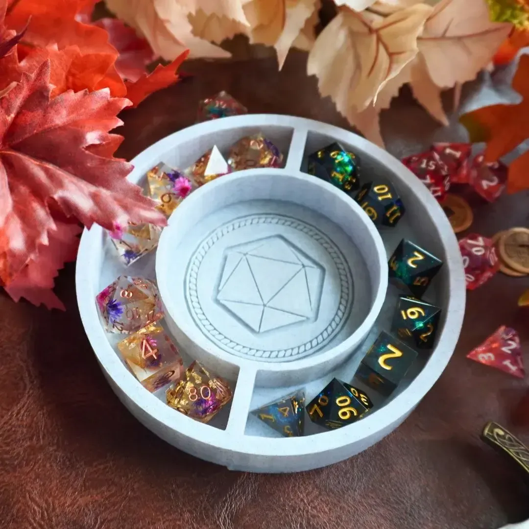 D20 Round Dice Tray thumbnail 3