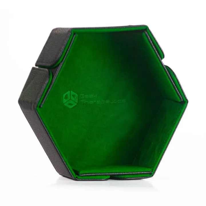 Green Magnetic Travel Dice Tray