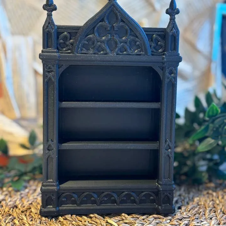 Gothic Square Cathedral Miniature Bookshelf