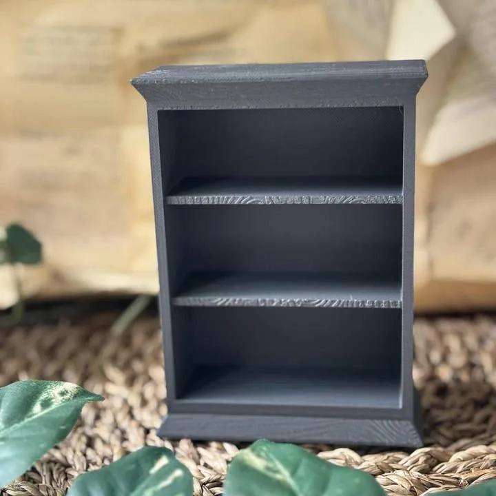 Mini Bookshelf | 3D Printed | Fits Mini Books & Bookish Deco