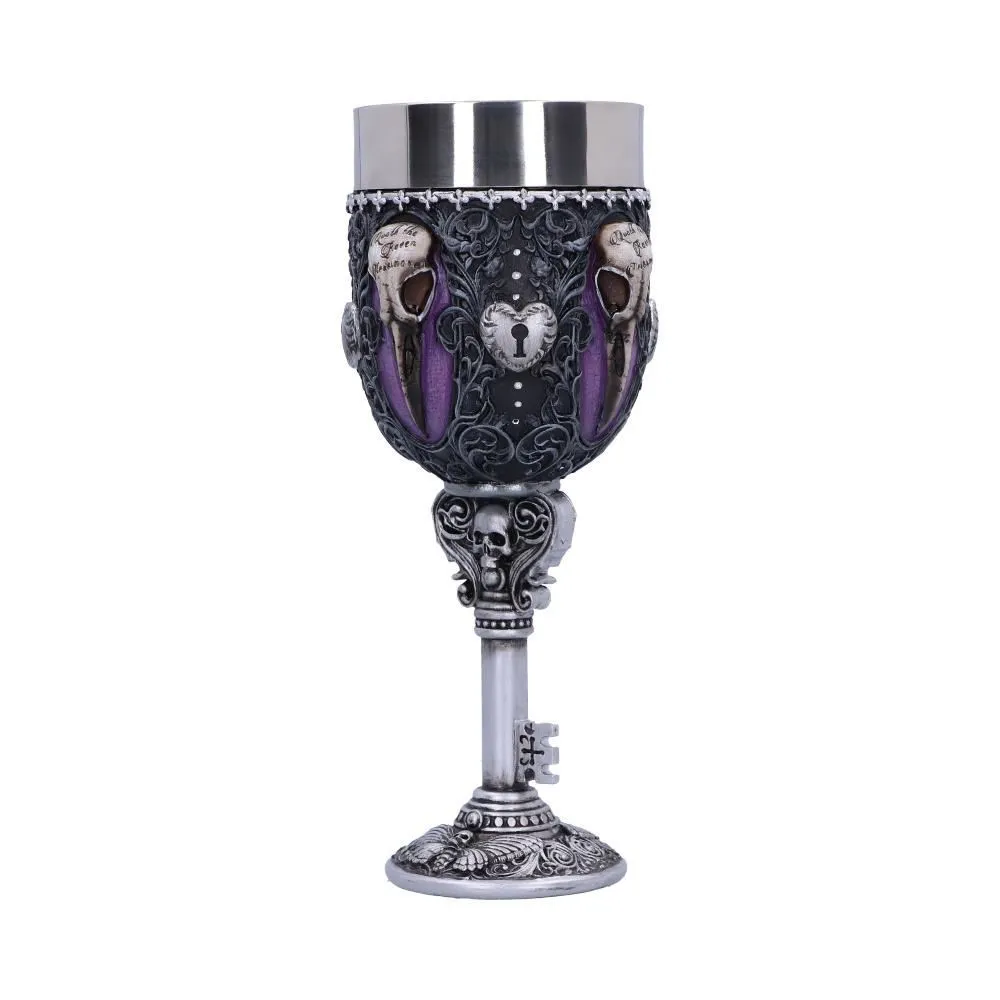 Edgar Nevermore Raven Goblet 18 cm thumbnail 2