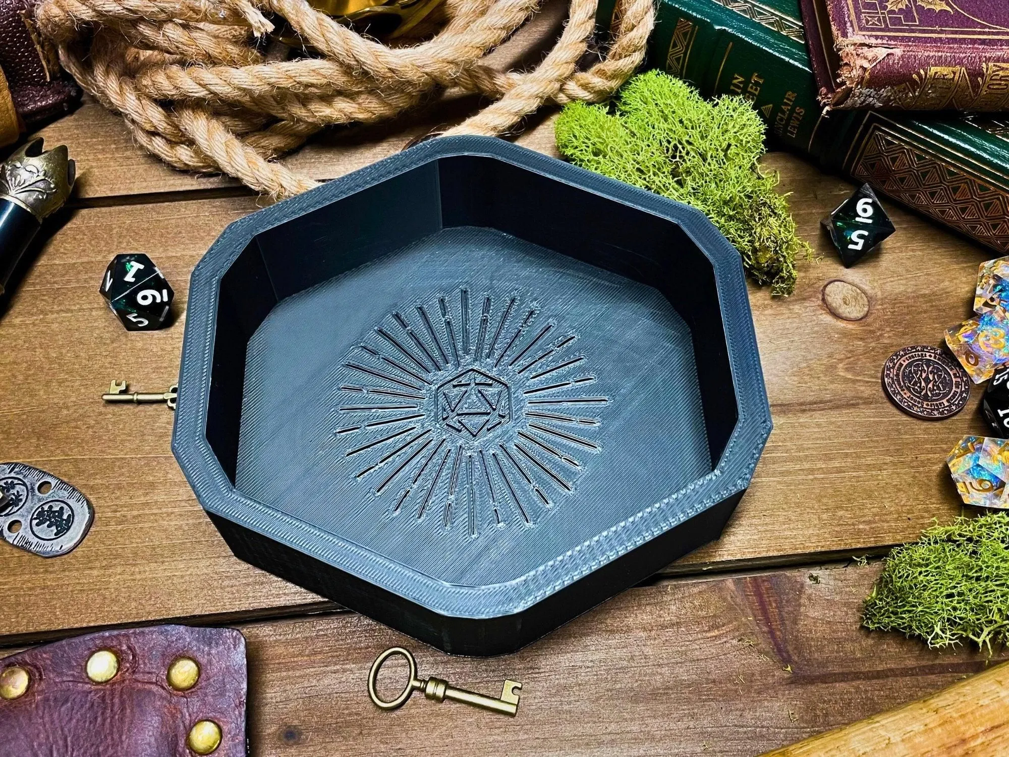 D20 Hexagon Dice Tray thumbnail 2
