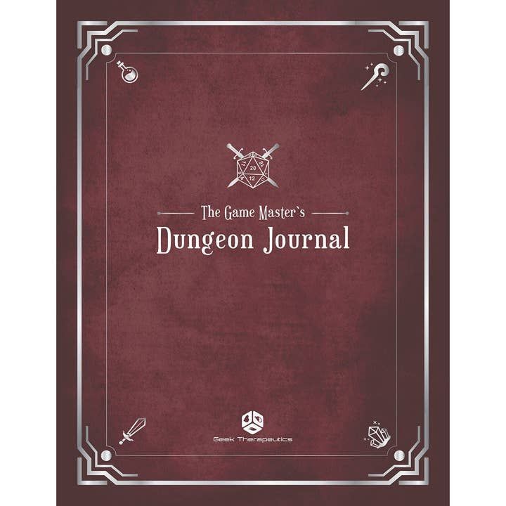 The Game Master's Dungeon Journal — Garnet Red