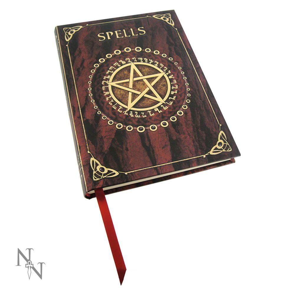 Embossed Spell Book Red 17 cm