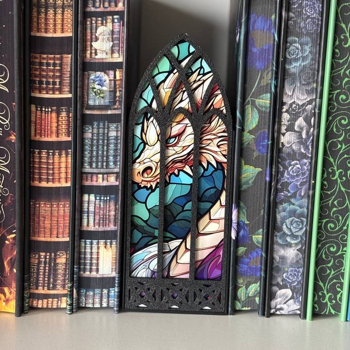 Stained Glass Window Book Nook — Choice of Five Designs