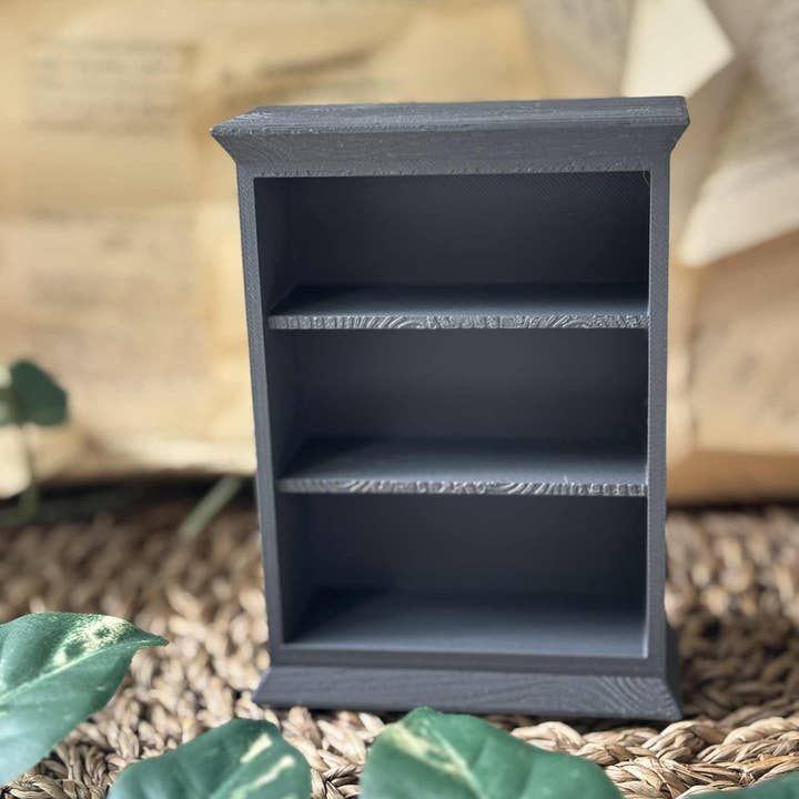 Mini Bookshelf | 3D Printed | Fits Mini Books & Bookish Deco