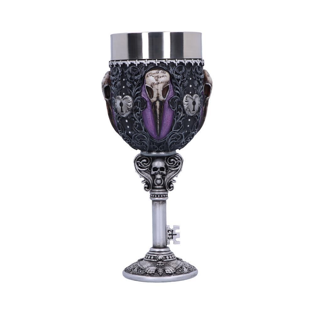 Edgar Nevermore Raven Goblet 18 cm