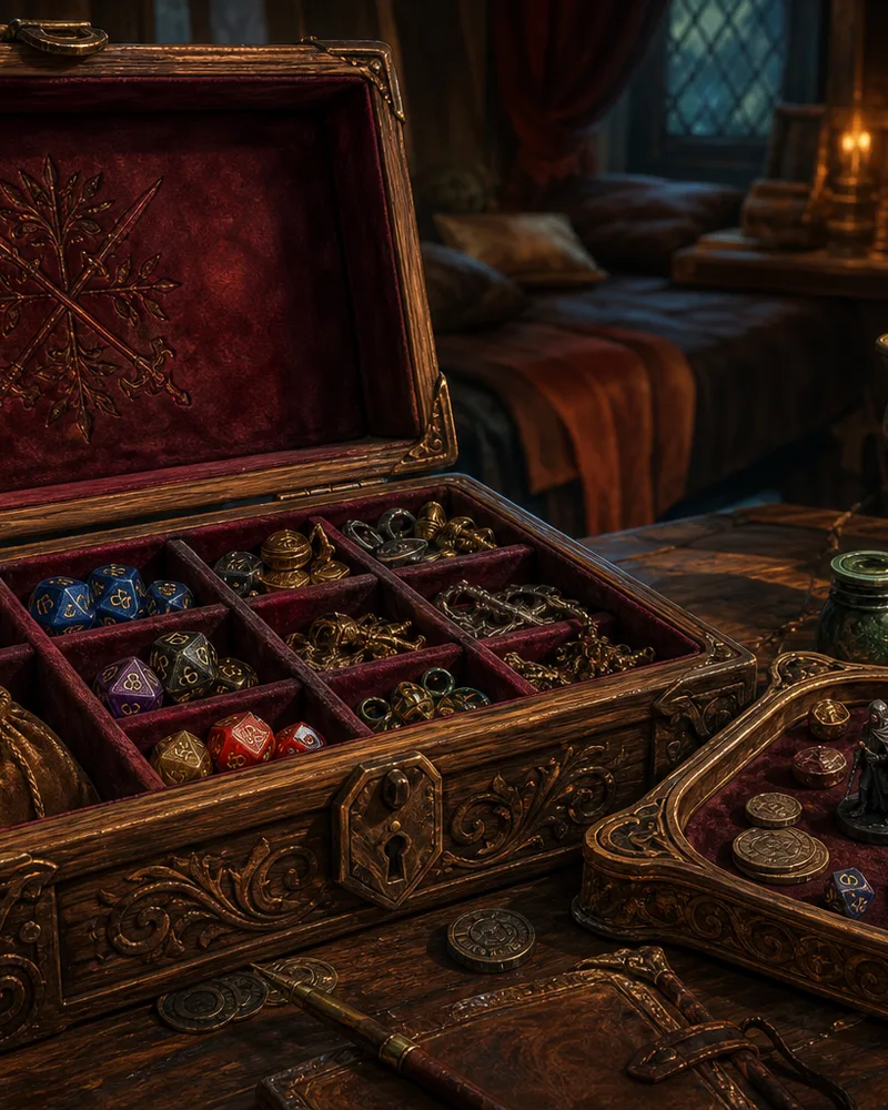 Dice, Token & Accessory Storage